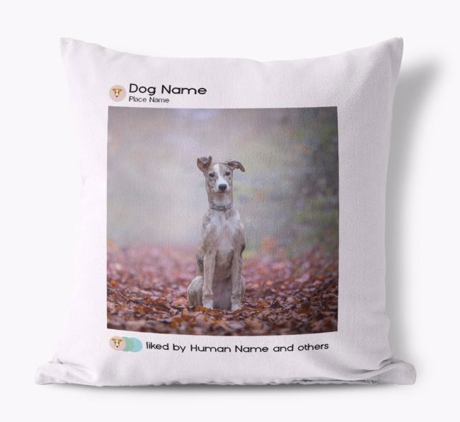  Liked By... : Personalized {breedFullName} Photo Upload Pillow